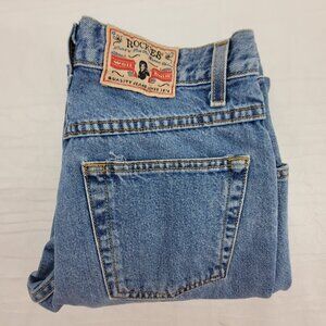 VTG Rockies Jeans Women's 11 Long Blue Cut 39712 Styl RB74065001 Slim Straight